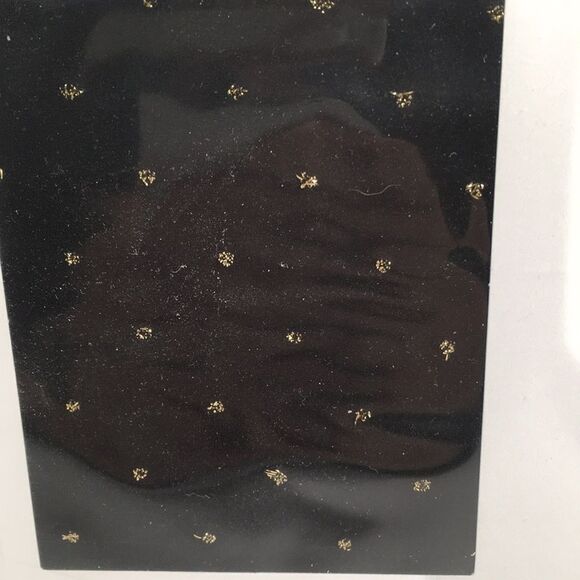 Emilio Cavallini Black Tights With gold dots S/M - Picture 2 of 7